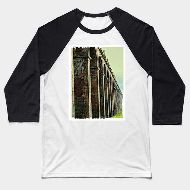 Balcombe Viaduct, West Sussex, UK (5) Baseball T-Shirt by Avalinart